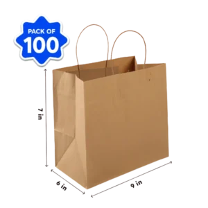 Paper Bag (Brown) - (9*7*6)