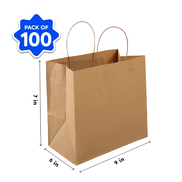 Paper Bag (Brown) - (9*7*6)