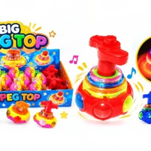 Big Peg Top Toy Spectacular Table Top (Lattu) Light & Sound