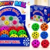Colorful Bouncy Ball Toy Display Moon Bouncy Ball