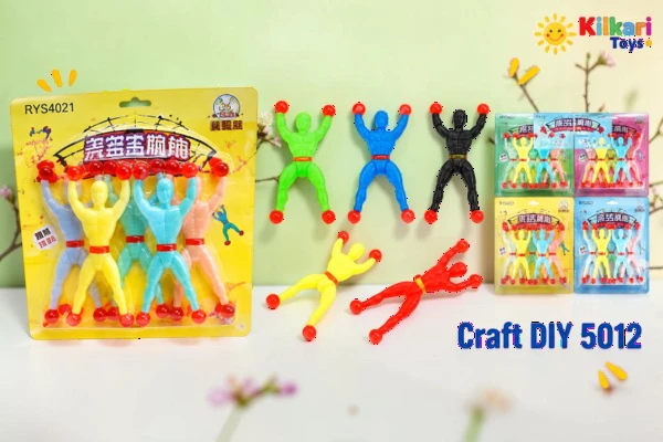 Colorful Sticky Climber Toy Collection Spider Man Chipkoo