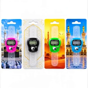Four Colorful Digital Tally Counters Finger Counter