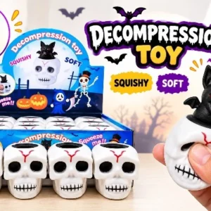 Halloween Skull Squishy Toy Display Halloween Squishy