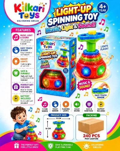 Light Up Spinning Top